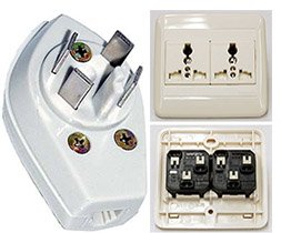 Plug Adapters Extension Cords and Telephone Jacks