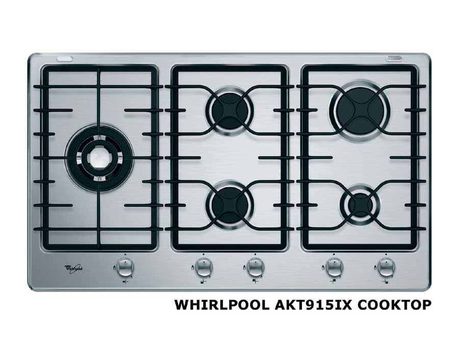 Gas Cooktop 220-240V 50HZ Whirlpool AKT915IX