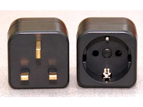 Plug Adapter and Cable 220-240V Plug B4