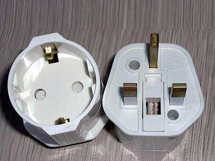 Plug Adapter and Cable 220-240V Plug B4F