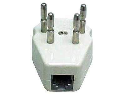 Telephone Jack 220-240 Volt, Telephone Jack SS322