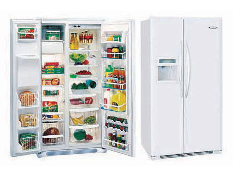Side by Side Refrigerator 220-240V 50/60HZ Frigidaire GLVC25V7GW/FW