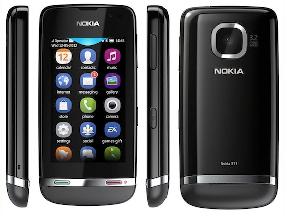 Cellular Phones 220-240 Volt,  Nokia ASHA 311 