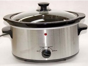 Crock Pot Slow Cooker 220-240V 50HZ EWI EXC35SS