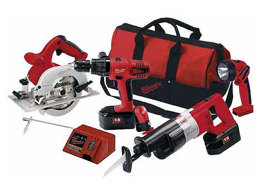 Cordless COMBO Kit Tool 220-240 Volt, Milwaukee 0925-24