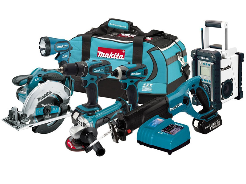 Cordless COMBO Kit Tool 220-240 Volt, 50 Hz Makita MLXT702