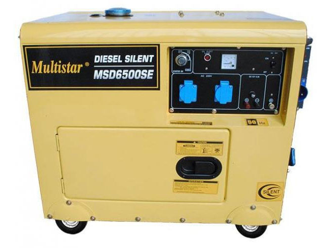 Generator 220-240V 50HZ Multistar® MSD6500SE