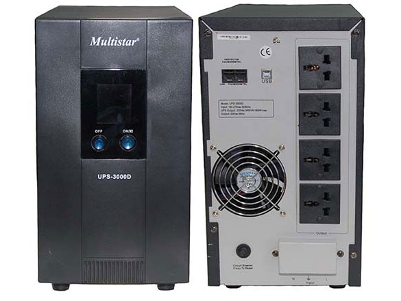 UPS System for Computer 220-240V 50/60HZ Multistar® 3000D