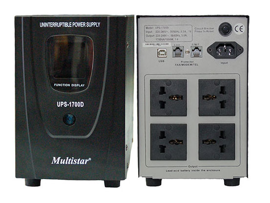 UPS System for Computer 220-240V 50/60HZ Multistar® 1700D