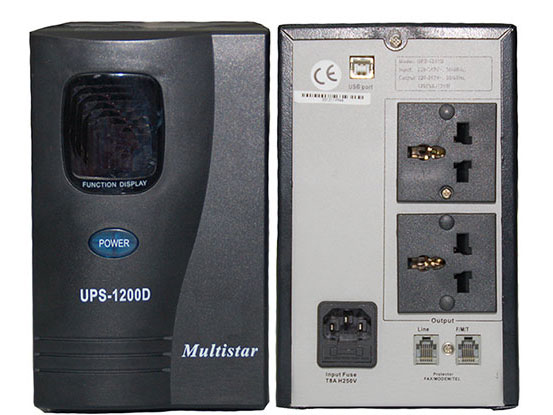 UPS System for Computer 220-240V 50/60HZ Multistar® 1200D