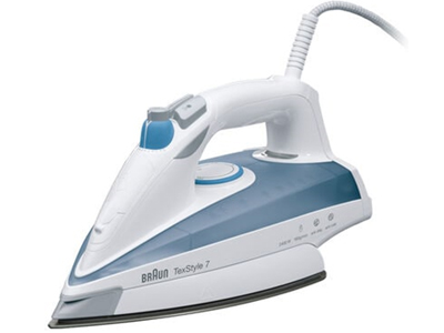 220-240 Volt, 50-60Hz, TexStyle Steam Iron Braun BRUTS725INT