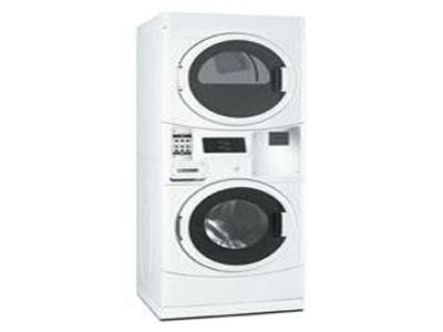 Commercial Electric Stack Washer/Dryer 220-240V 50HZ Maytag MLE20PNCGW