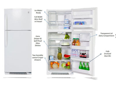 Domestic Refrigerator 115 Volt, 60 Hz Multistar® MRG1821URW
