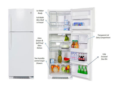 Domestic Refrigerator 115 Volt, 60 Hz Multistar® MRG2171URS