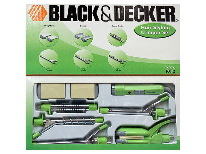 Curling Iron Hair Straightener Hair Styler 220-240V 50/60HZ Black & Decker PX12