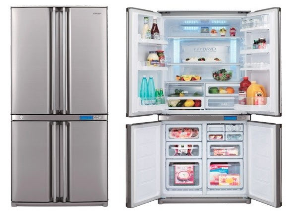 Bottom Freezer Refrigerator 220-240V 50/60HZ  Sharp SJ-F82SL